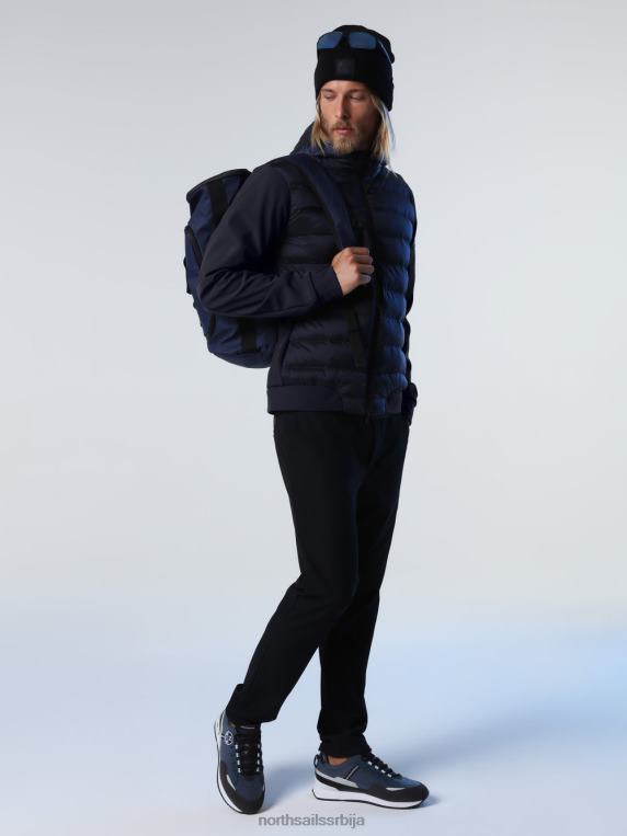 приградска хибридна јакна Морнарско плаво одећу мушкарци PDV4J843 North Sails