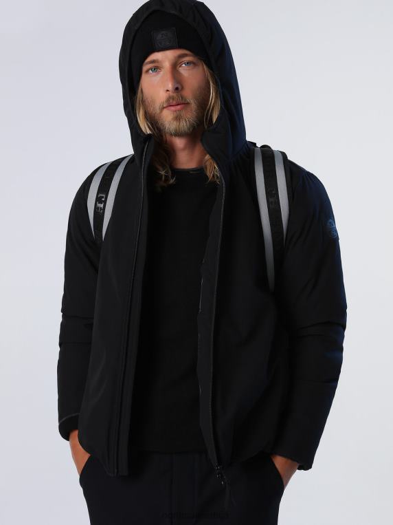 хобарт јакна црн одећу мушкарци PDV4J859 North Sails