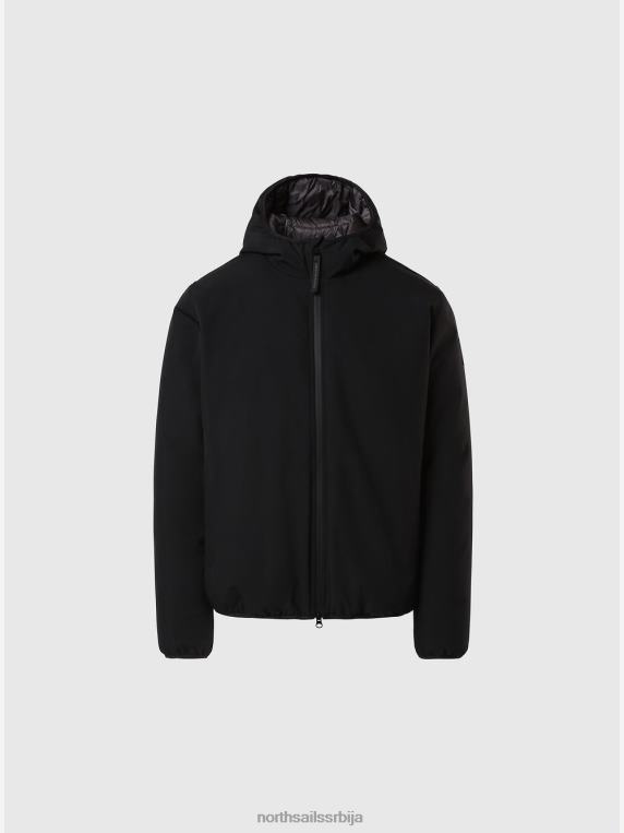 хобарт јакна црн одећу мушкарци PDV4J859 North Sails