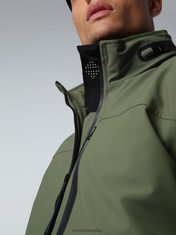 тецх јакна бронзано зелена одећу мушкарци PDV4J862 North Sails