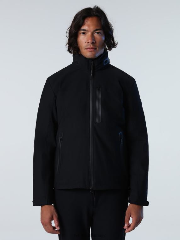тецх јакна црн одећу мушкарци PDV4J865 North Sails