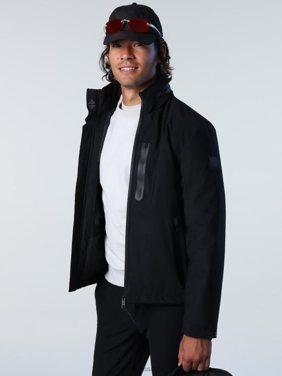 тецх јакна црн одећу мушкарци PDV4J865 North Sails