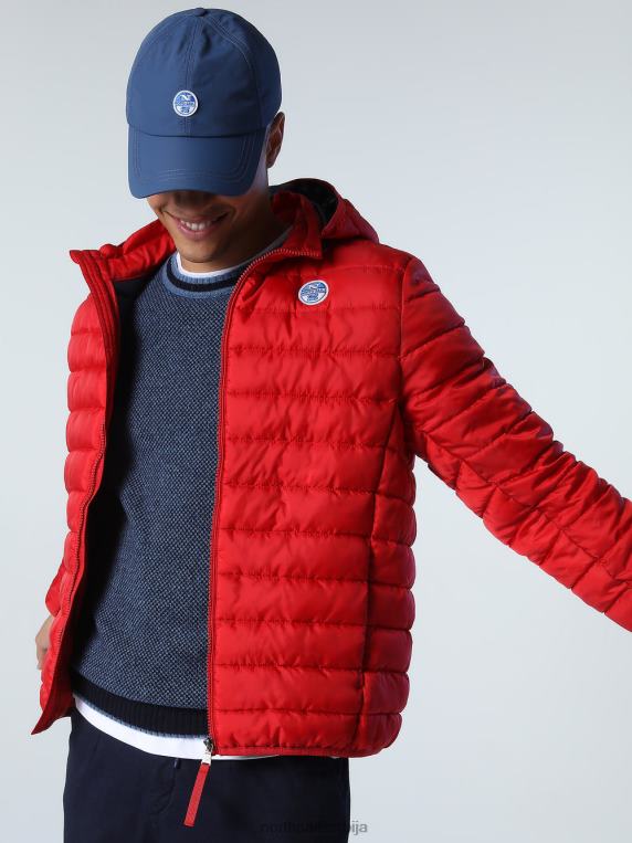 ские пуффер јакна црвена одећу мушкарци PDV4J960 North Sails