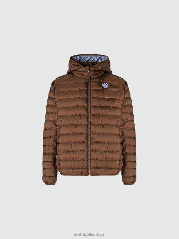 ские пуффер јакна какао одећу мушкарци PDV4J961 North Sails