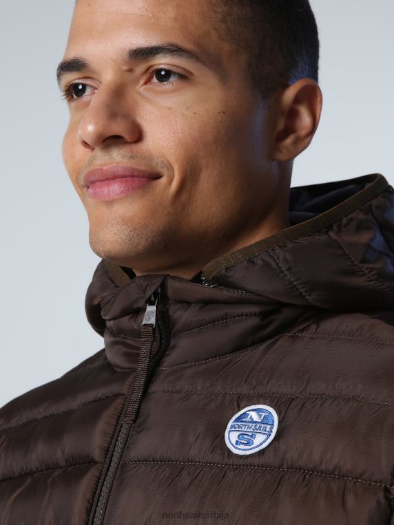 ские пуффер јакна какао одећу мушкарци PDV4J961 North Sails