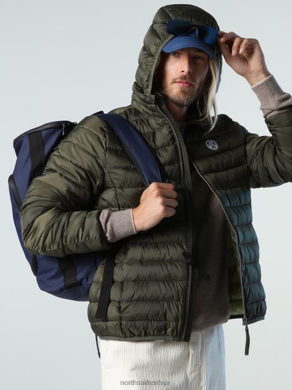 ские пуффер јакна бршљан зелен одећу мушкарци PDV4J962 North Sails