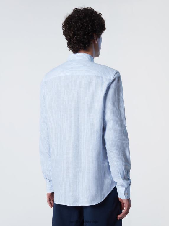 пругаста ланена кошуља комбинација 1 одећу мушкарци PDV4J229 North Sails