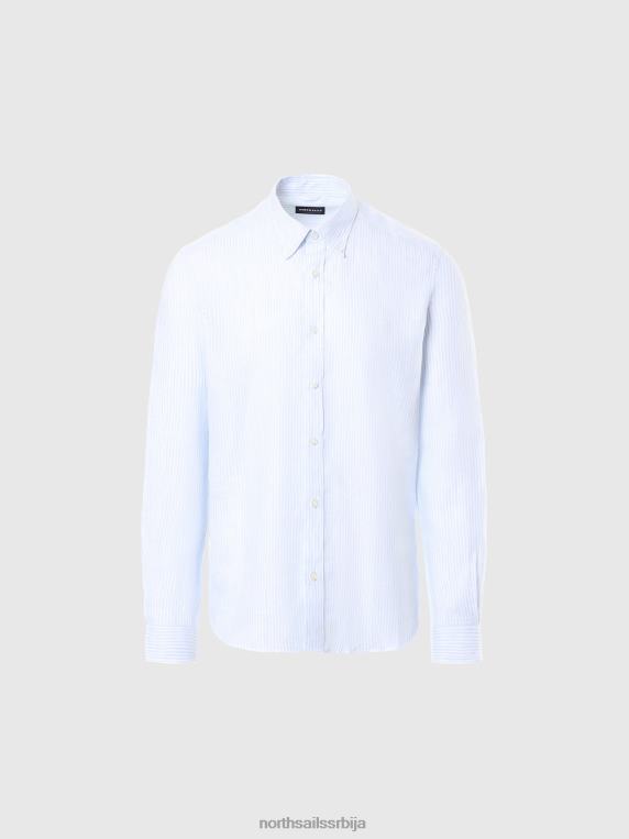 пругаста ланена кошуља комбинација 1 одећу мушкарци PDV4J229 North Sails