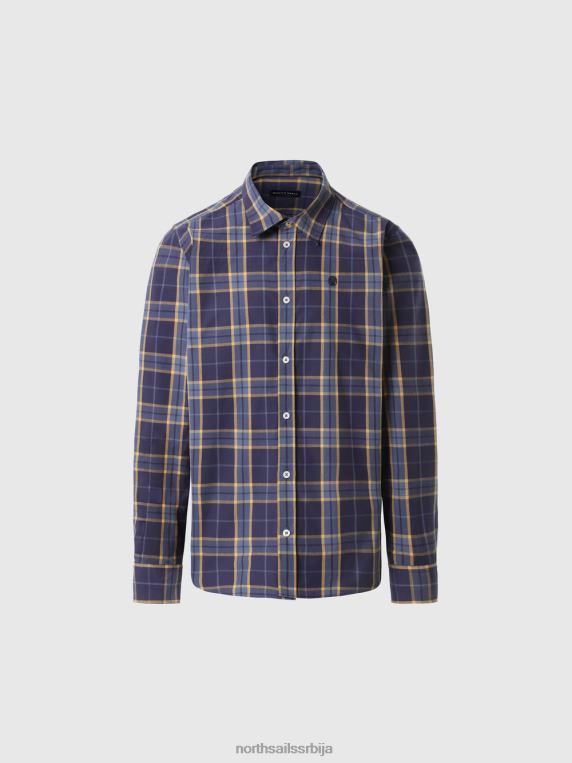 карирана памучна кошуља комбинација 1 одећу мушкарци PDV4J683 North Sails