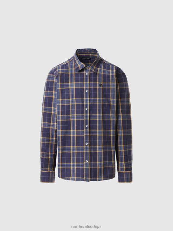 карирана памучна кошуља комбинација 1 одећу мушкарци PDV4J683 North Sails