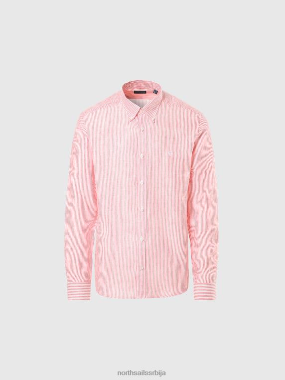 пругаста ланена кошуља комбинација 2 одећу мушкарци PDV4J230 North Sails
