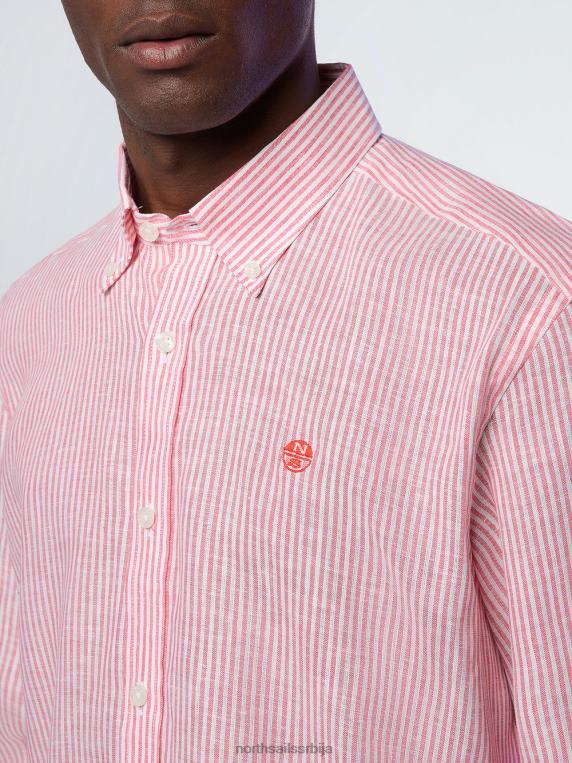 пругаста ланена кошуља комбинација 2 одећу мушкарци PDV4J230 North Sails