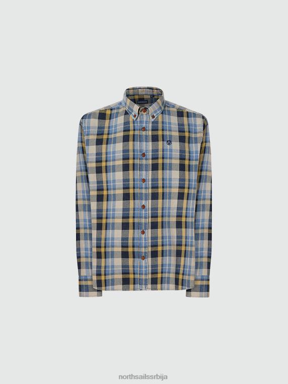 карирана памучна кошуља комбинација 2 одећу мушкарци PDV4J840 North Sails