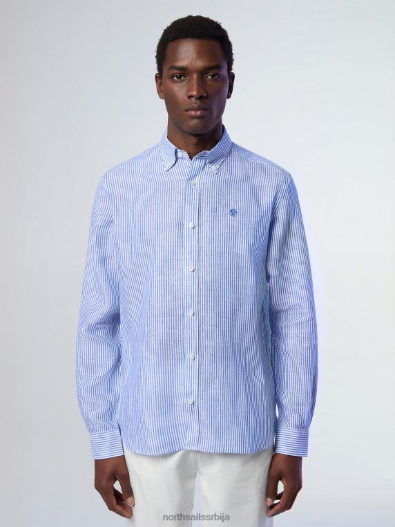 пругаста ланена кошуља комбинација 3 одећу мушкарци PDV4J231 North Sails