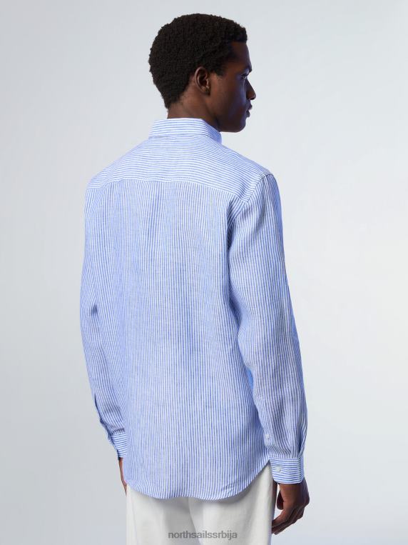 пругаста ланена кошуља комбинација 3 одећу мушкарци PDV4J231 North Sails