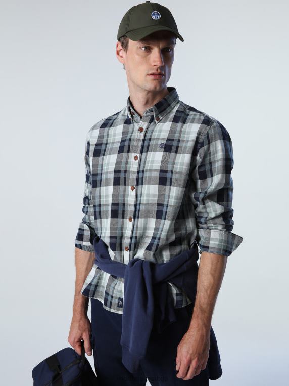 карирана памучна кошуља комбинација 3 одећу мушкарци PDV4J841 North Sails