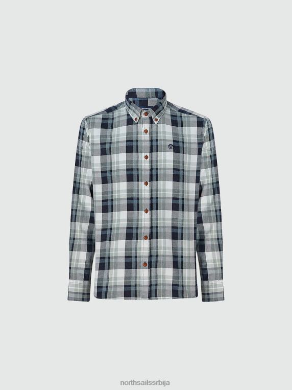 карирана памучна кошуља комбинација 3 одећу мушкарци PDV4J841 North Sails