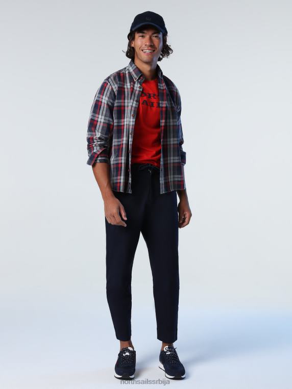 карирана памучна кошуља комбинација 4 одећу мушкарци PDV4J842 North Sails