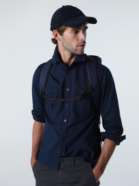 тешка мајица од кепера Морнарско плаво одећу мушкарци PDV4J1025 North Sails