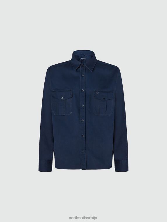 тешка мајица од кепера Морнарско плаво одећу мушкарци PDV4J1025 North Sails