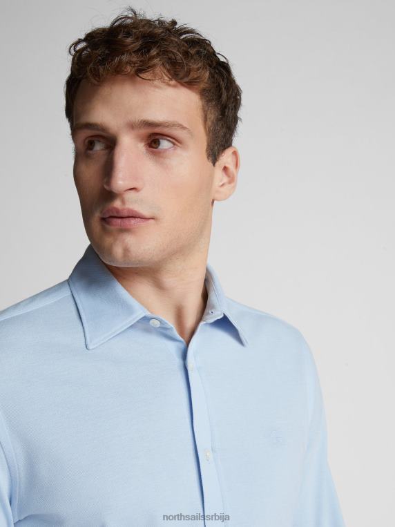 пикуе схирт светло плава одећу мушкарци PDV4J1185 North Sails