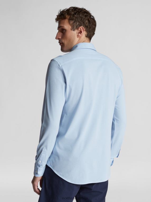 пикуе схирт светло плава одећу мушкарци PDV4J1185 North Sails