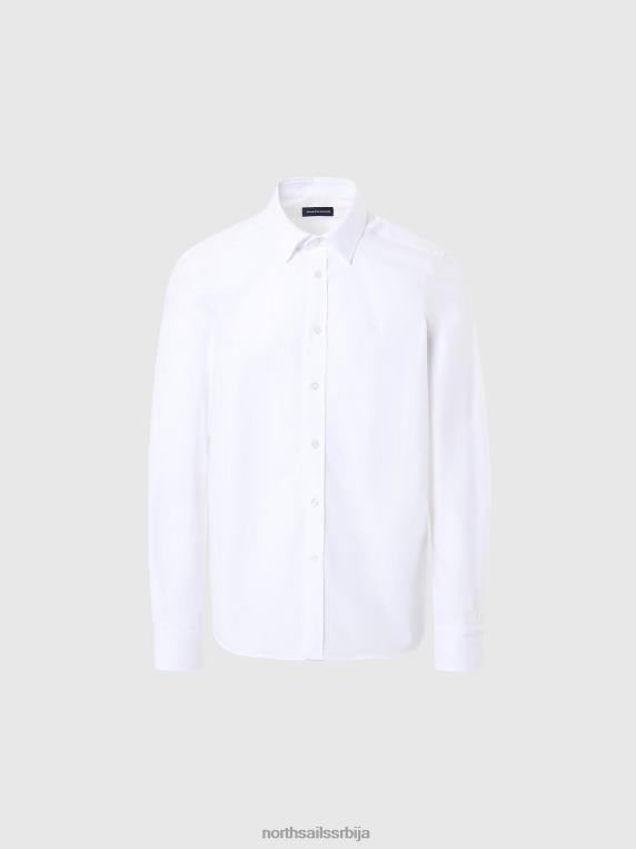 кошуља од поплина бео одећу мушкарци PDV4J204 North Sails