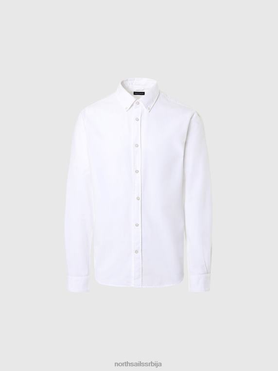 кошуља од габардина бео одећу мушкарци PDV4J206 North Sails