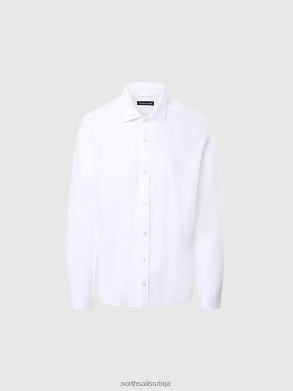 ланена кошуља бео одећу мушкарци PDV4J221 North Sails