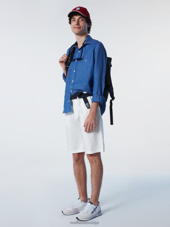 ланена кошуља тамни тексас одећу мушкарци PDV4J224 North Sails