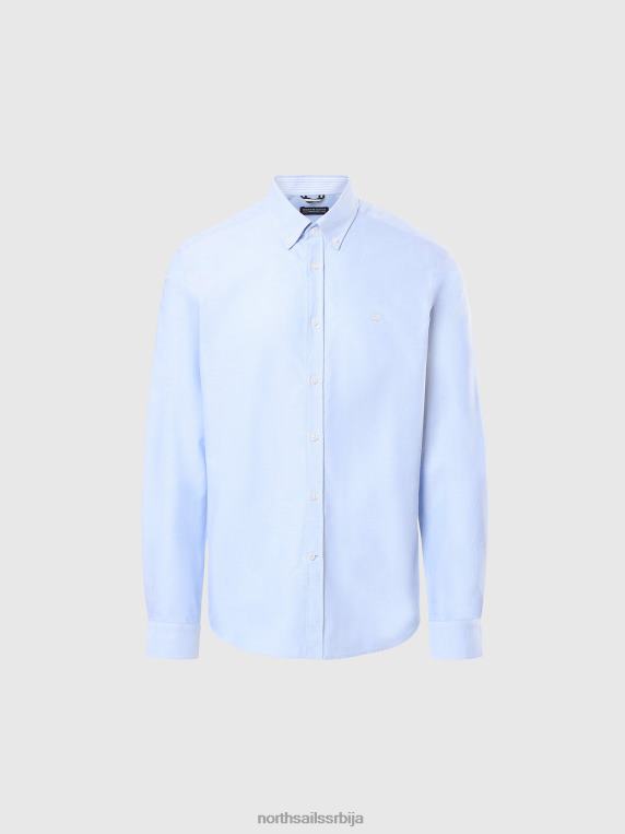 памучна кошуља светло плава одећу мушкарци PDV4J232 North Sails