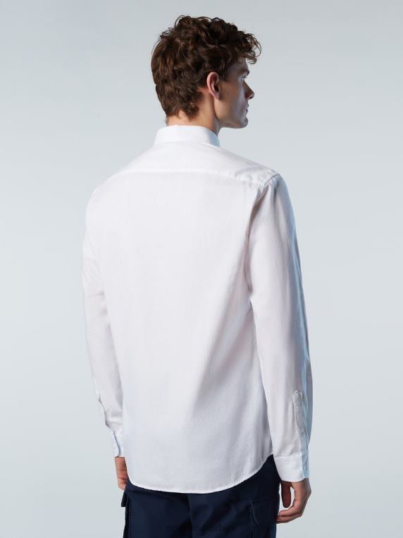 памучна кошуља бео одећу мушкарци PDV4J233 North Sails