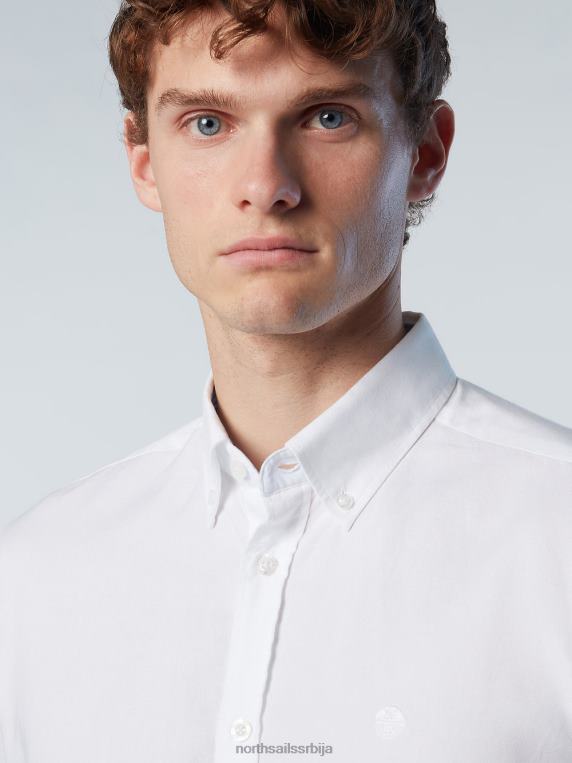 памучна кошуља бео одећу мушкарци PDV4J233 North Sails