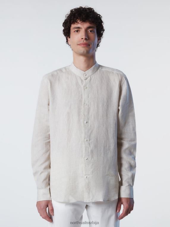 кошуља са крагном од мандарине голубица одећу мушкарци PDV4J234 North Sails