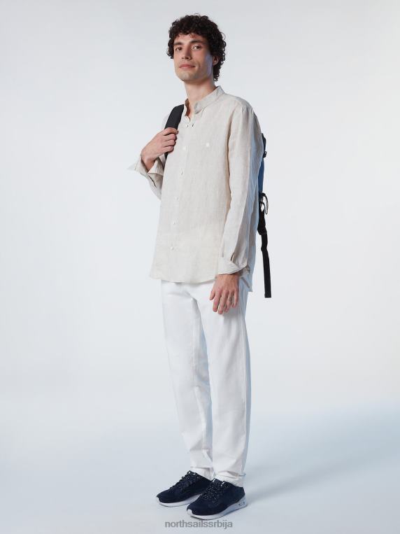 кошуља са крагном од мандарине голубица одећу мушкарци PDV4J234 North Sails