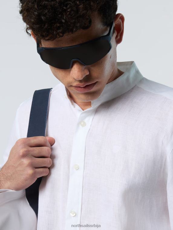 кошуља са крагном од мандарине бео одећу мушкарци PDV4J237 North Sails