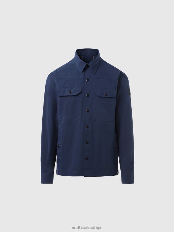 довндрифт мајица Морнарско плаво одећу мушкарци PDV4J39 North Sails