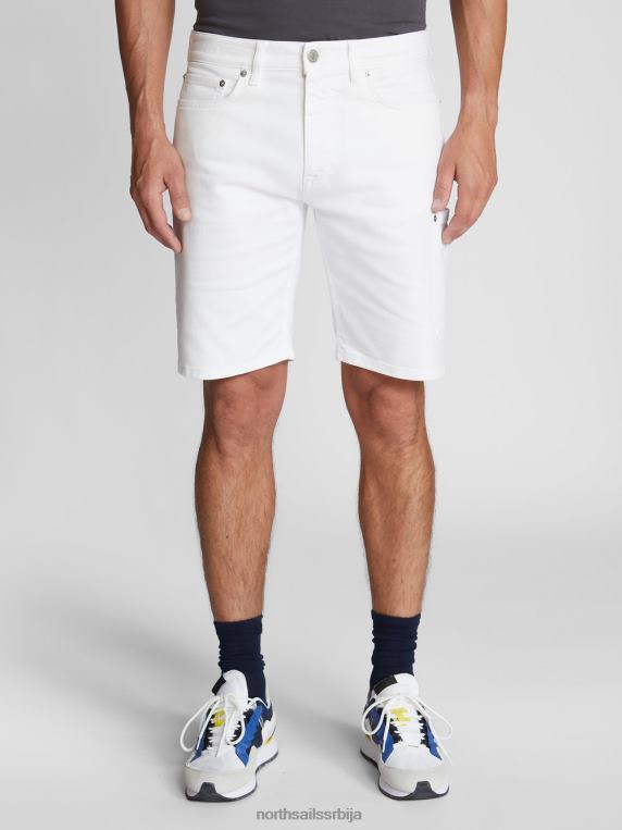 џинс карго шорц сапфо 1871 бео одећу мушкарци PDV4J1238 North Sails