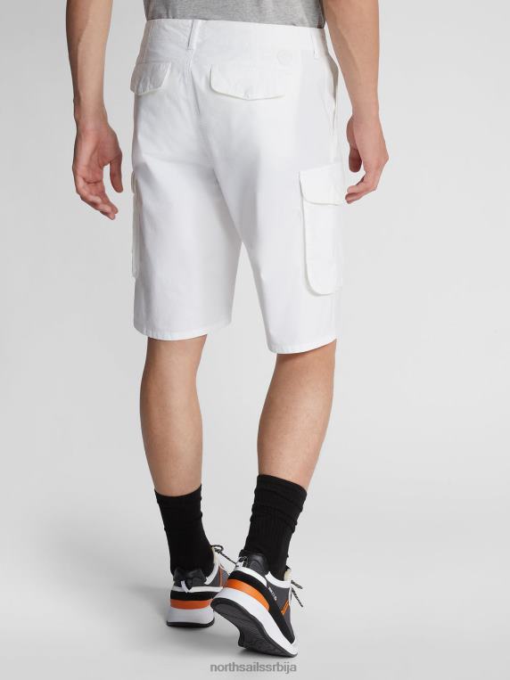 карго шорц ренџер од поплина 1937 бео одећу мушкарци PDV4J1165 North Sails