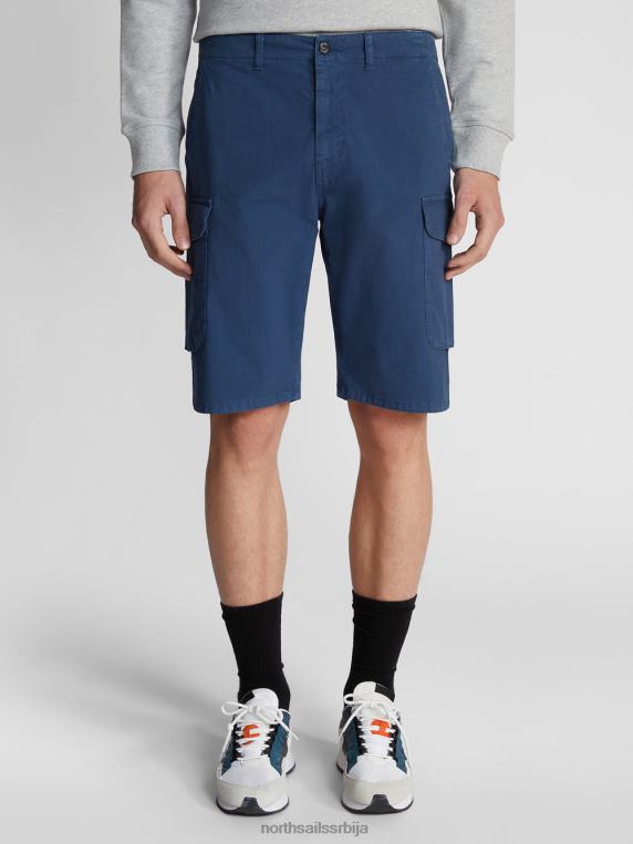 карго шорц ренџер од поплина 1937 тамни тексас одећу мушкарци PDV4J1168 North Sails