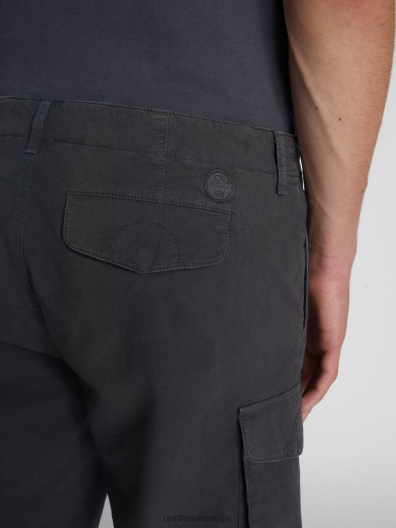 карго шорц ренџер од поплина 1937 асфалт одећу мушкарци PDV4J1171 North Sails