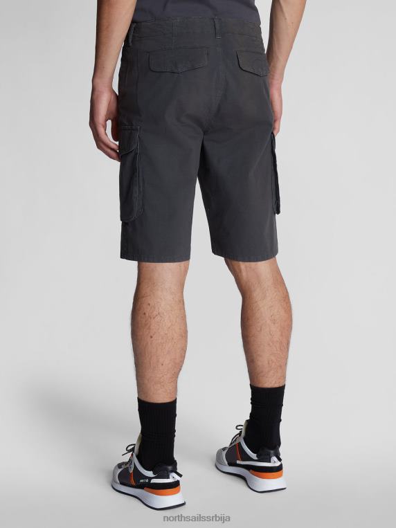 карго шорц ренџер од поплина 1937 асфалт одећу мушкарци PDV4J1171 North Sails