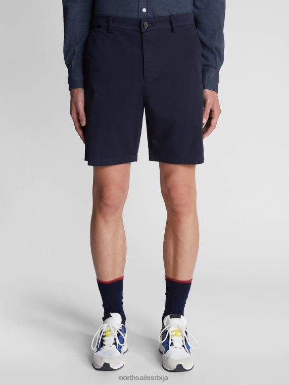 Звезда бермуда од габардина 1987 Морнарско плаво одећу мушкарци PDV4J1092 North Sails