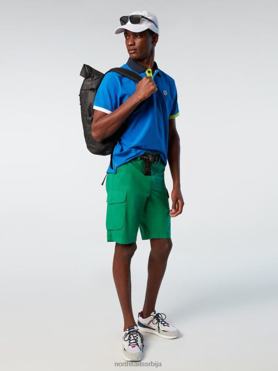 еко-поплин карго шорц башта зелена одећу мушкарци PDV4J330 North Sails