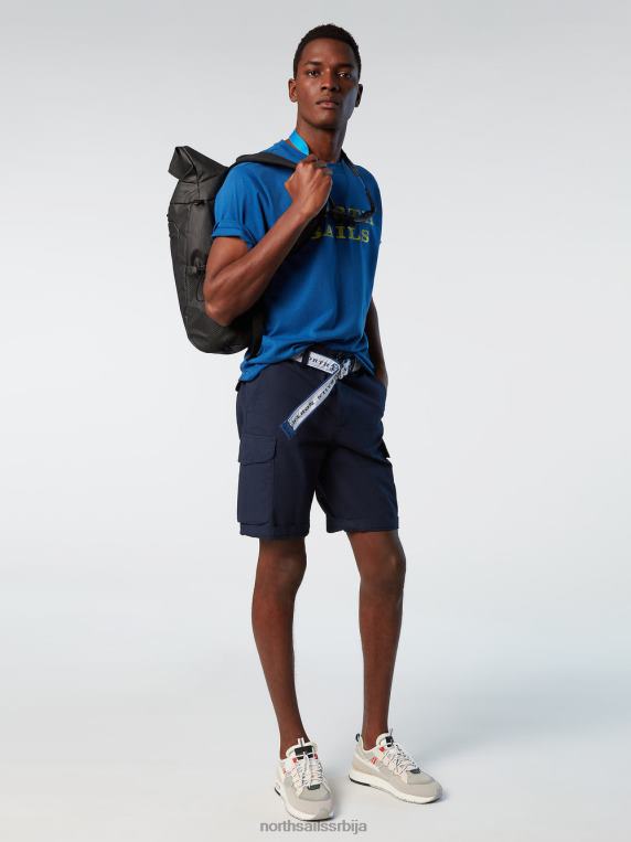 еко-поплин карго шорц Морнарско плаво одећу мушкарци PDV4J334 North Sails