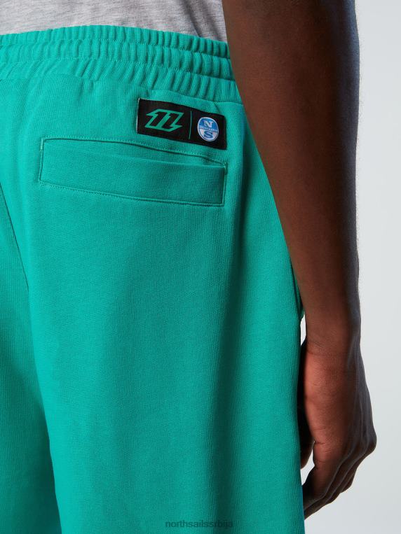 кратке тренирке зелен одећу мушкарци PDV4J345 North Sails