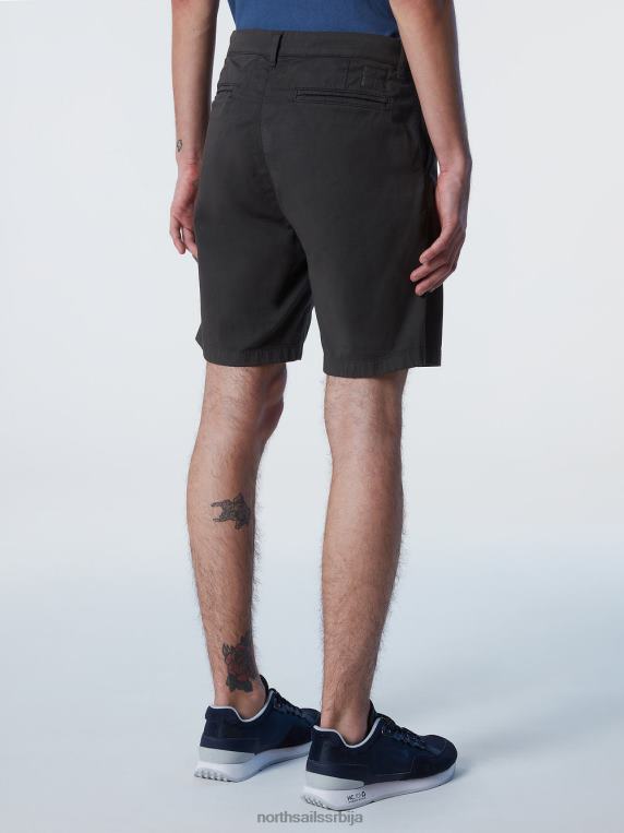 цхино шорц од органског памука асфалт одећу мушкарци PDV4J356 North Sails