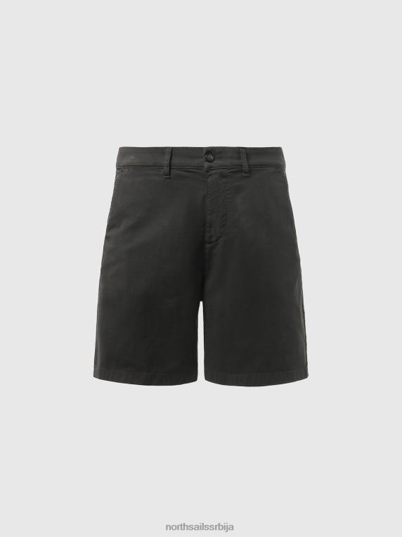 цхино шорц од органског памука асфалт одећу мушкарци PDV4J356 North Sails