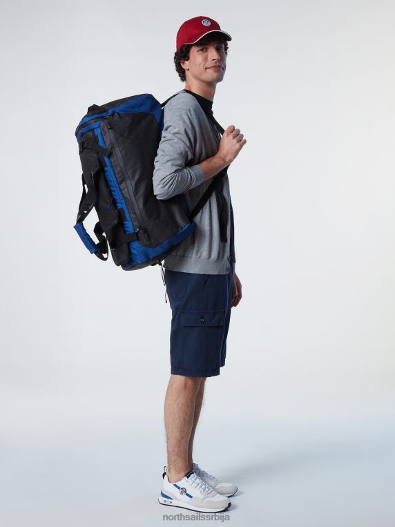 шортс од органског памука Морнарско плаво одећу мушкарци PDV4J361 North Sails