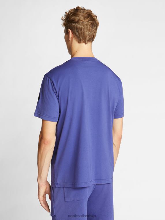мајица кратких рукава талас плави одећу мушкарци PDV4J1101 North Sails